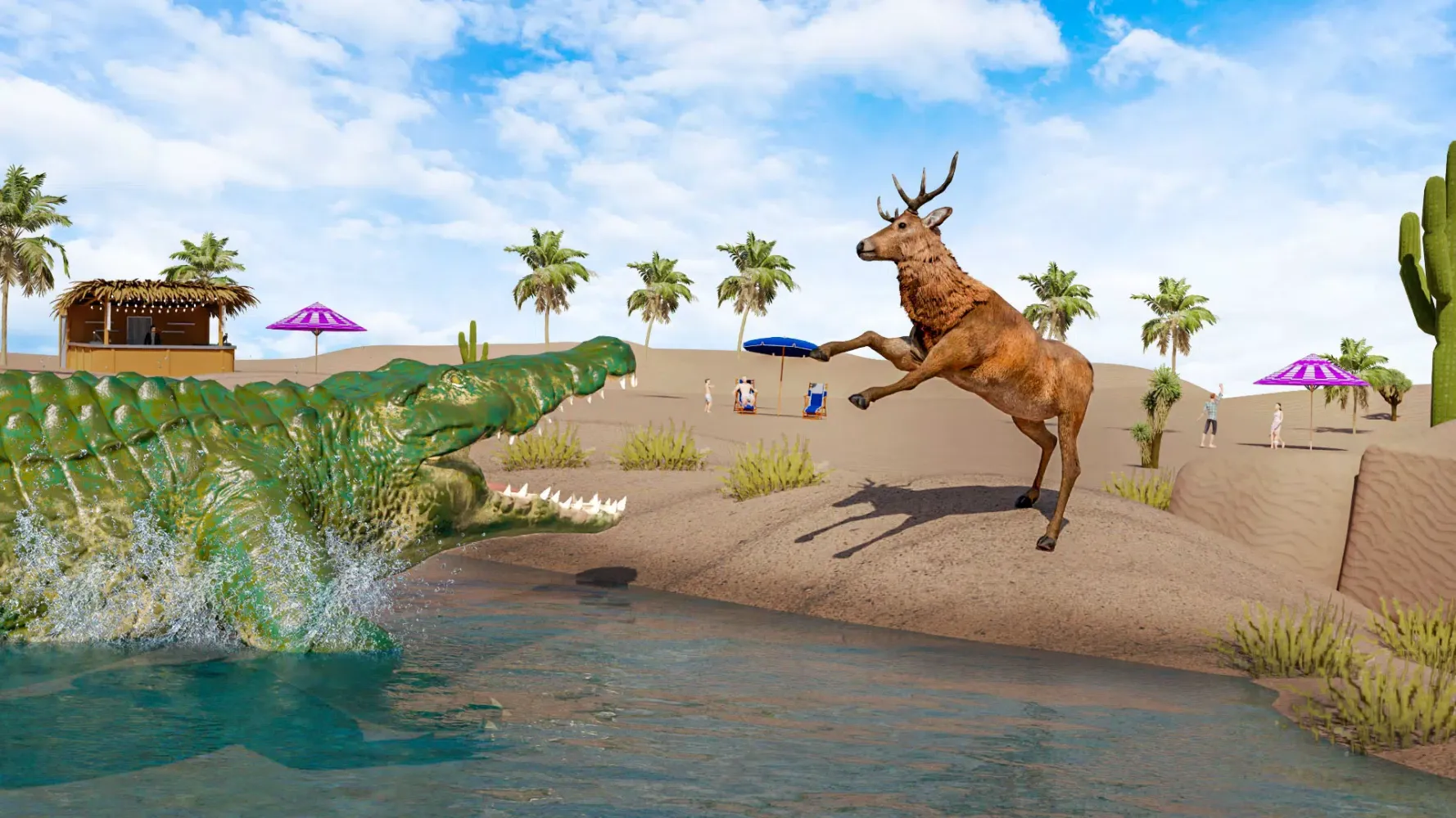 Скриншоты Crocodile Family: Animal Games