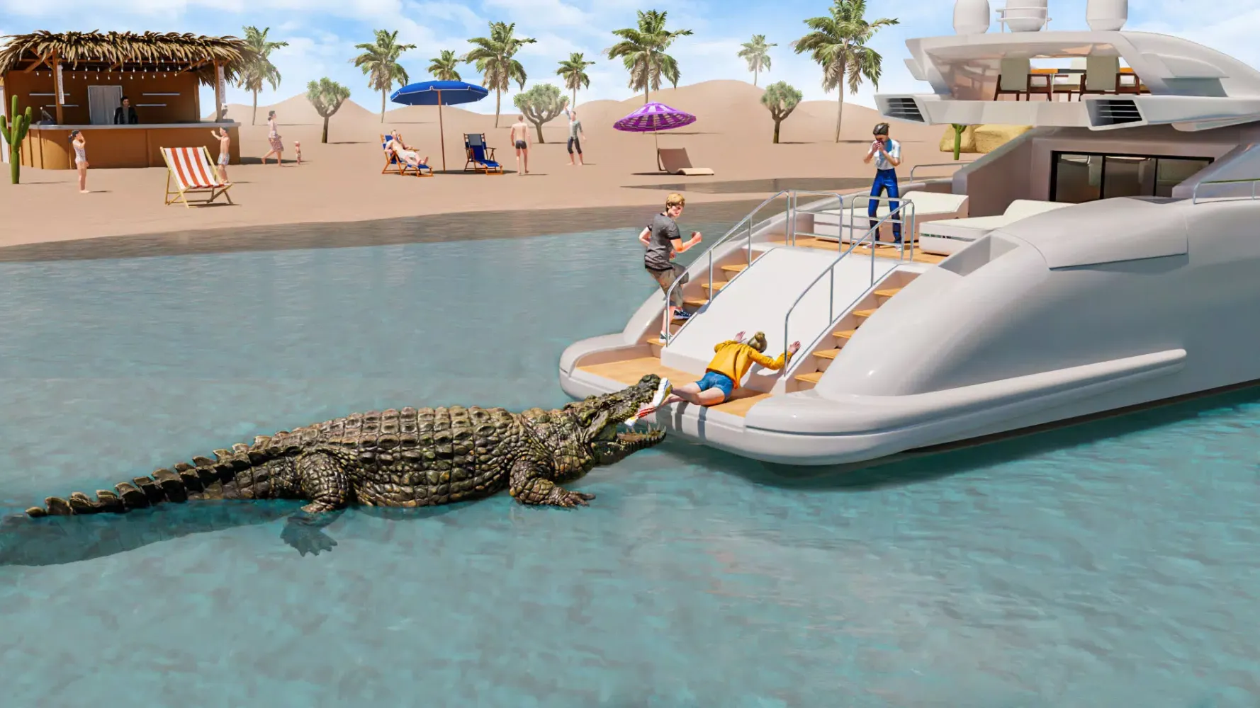 Скриншоты Crocodile Family: Animal Games