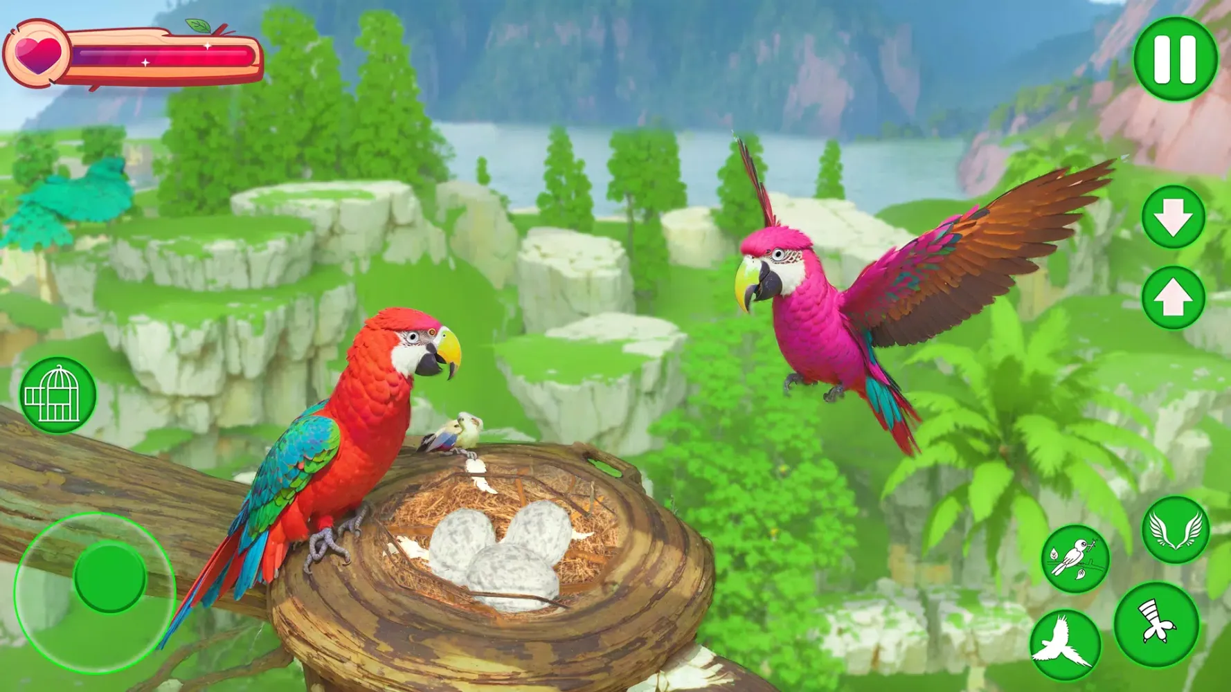 Parrot Bird Simulator Game Screenshots