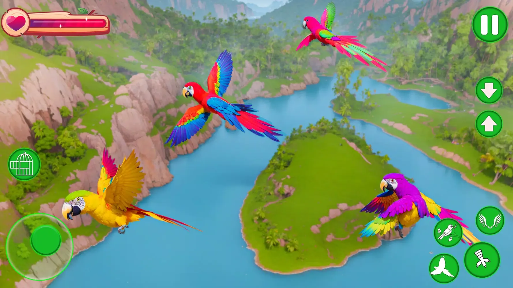 Parrot Bird Simulator Game Screenshots