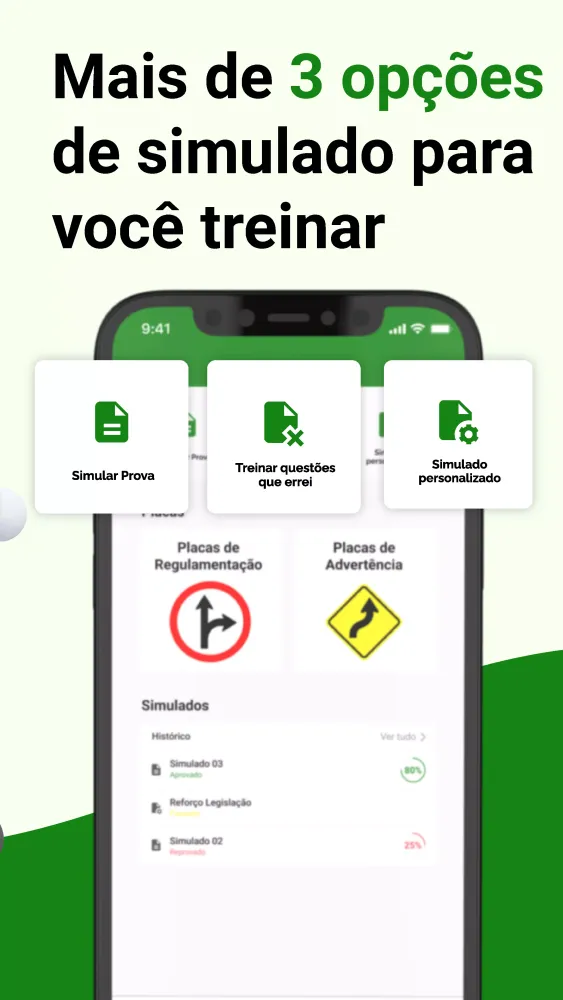 Simulado Detran Brasil 2024 Screenshots