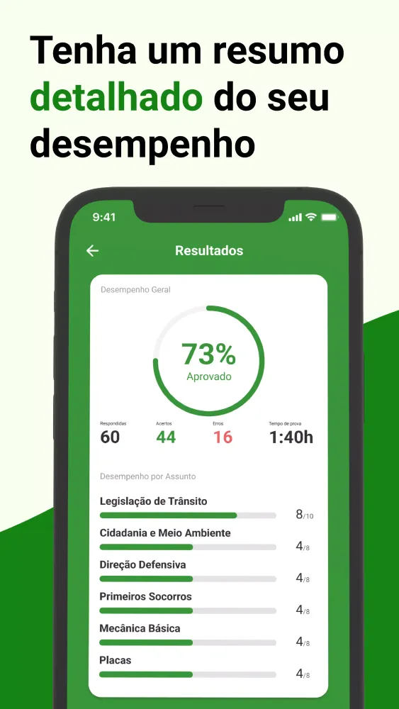 Simulado Detran Brasil 2024 Screenshots