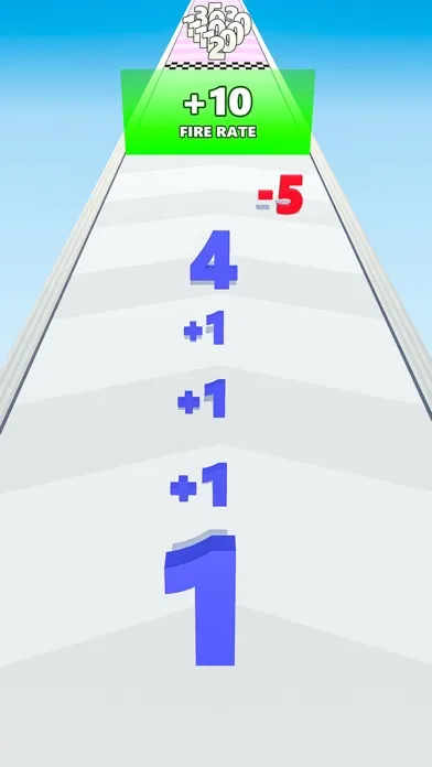 Capturas de tela do Number Run & Merge: Shooting