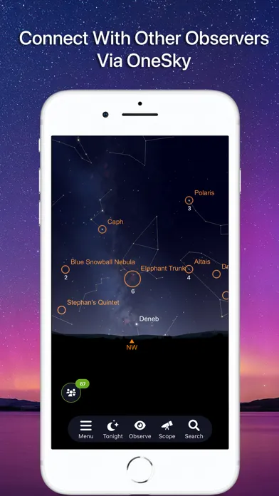 SkySafari Ekran Görüntüleri