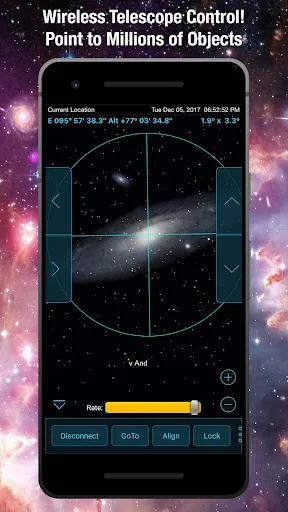 Tangkapan layar SkySafari 6 Pro