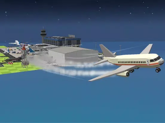 Airplane Flight's Simulator : Oh-My God! Play Infinite AirCraft Flying 3D Mania iPad  Screenshots