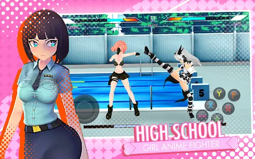 High School Girl Anime Fighter Screenshots