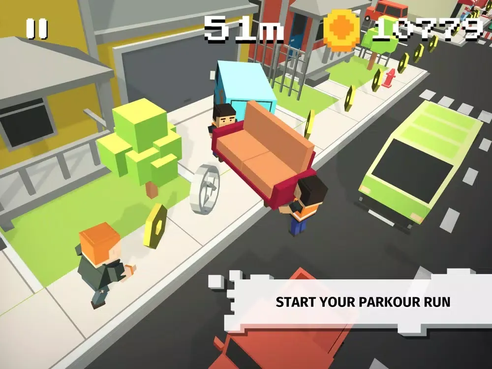 Flip Parkour 3D: Runner Master iPad  स्क्रीनशॉट