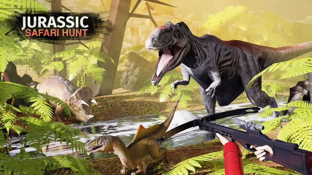 Tangkapan skrin Jurassic Safari Hunt - Monster