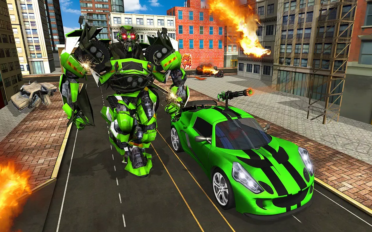 Muscle Car Transform - Gorilla Robot Transforming Screenshots