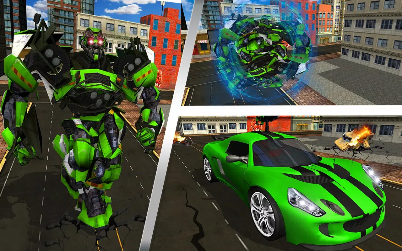 Muscle Car Transform - Gorilla Robot Transforming Screenshots