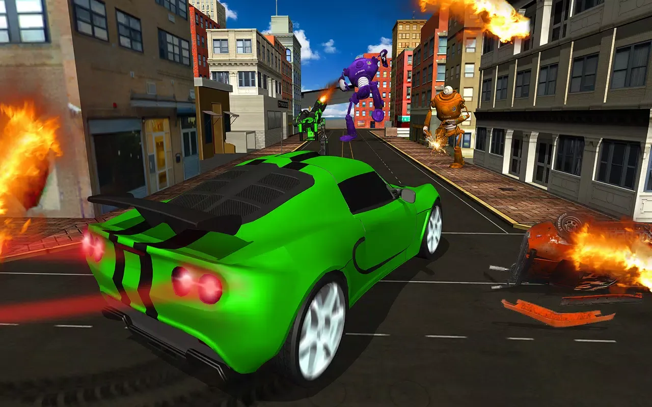 Muscle Car Transform - Gorilla Robot Transforming Screenshots