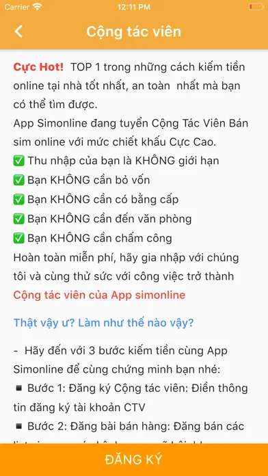Sim online - app sim số đẹp應用截圖