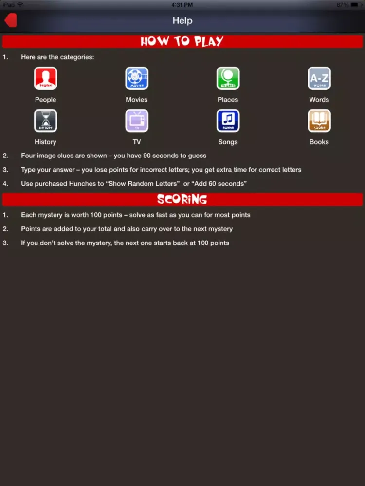 Sleuth Pro iPad  スクリーンショット