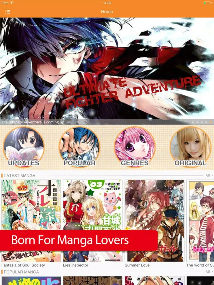 صور Manga Reader - ZingBox Manga Reader & Community iPad 