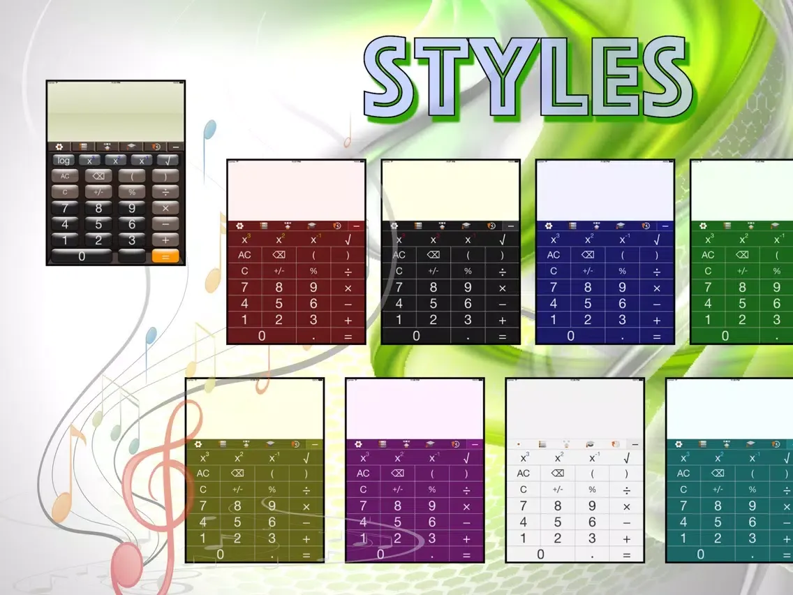 Tangkapan skrin Calculator－Voice & Effect iPad 