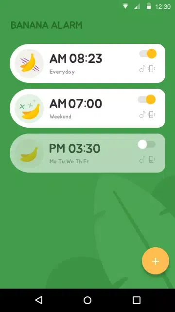 Captures d'écran de Banana Alarm - Fun Alarm Clock