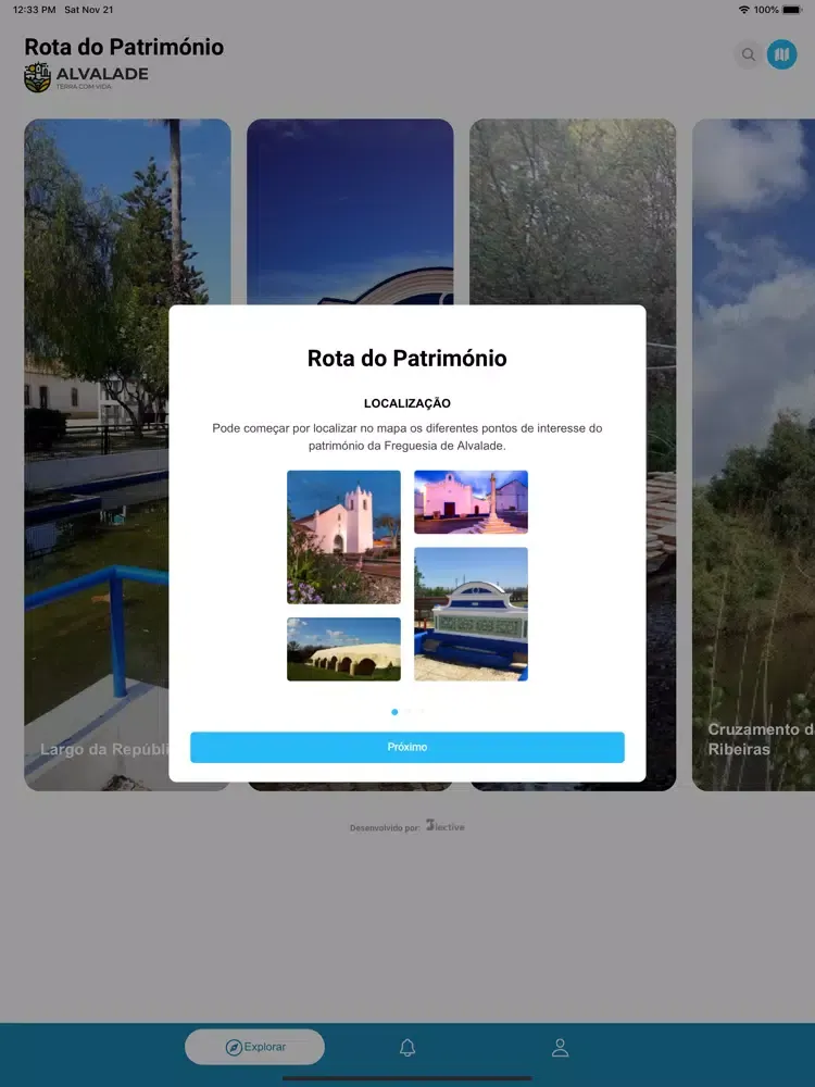 Capturas de tela do Alvalade - Rota do Património iPad 