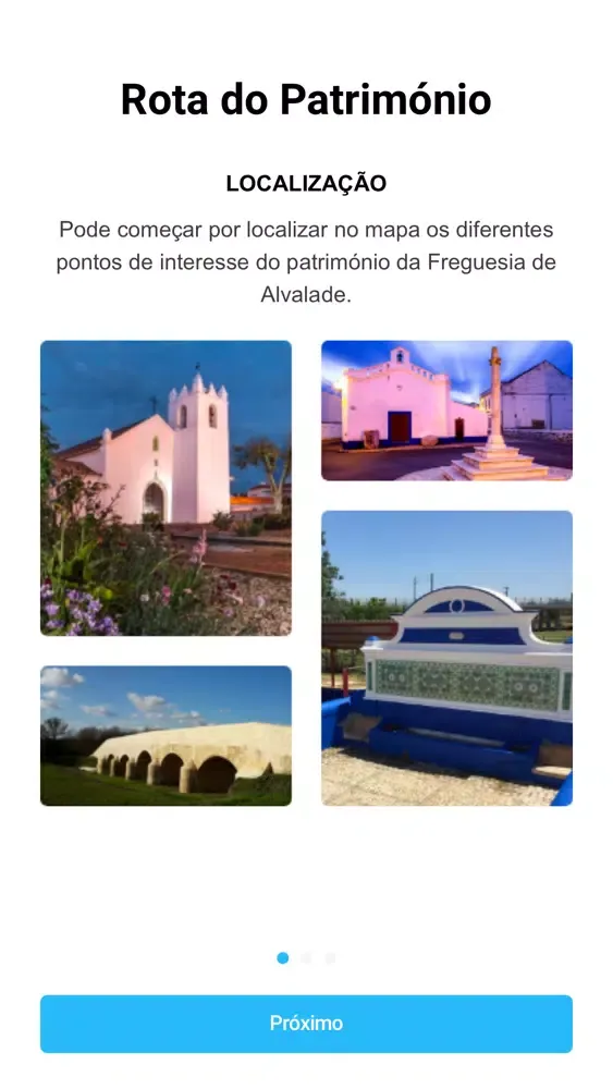 Capturas de tela do Alvalade - Rota do Património