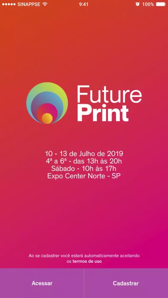 Ảnh chụp màn hình của FuturePrint 2019