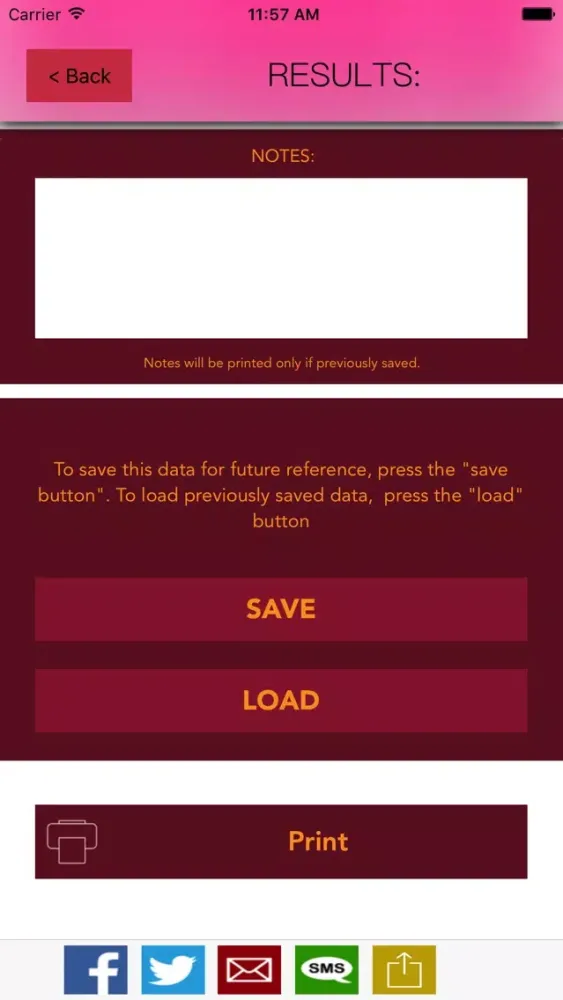 Body Calc for iPhone Screenshots