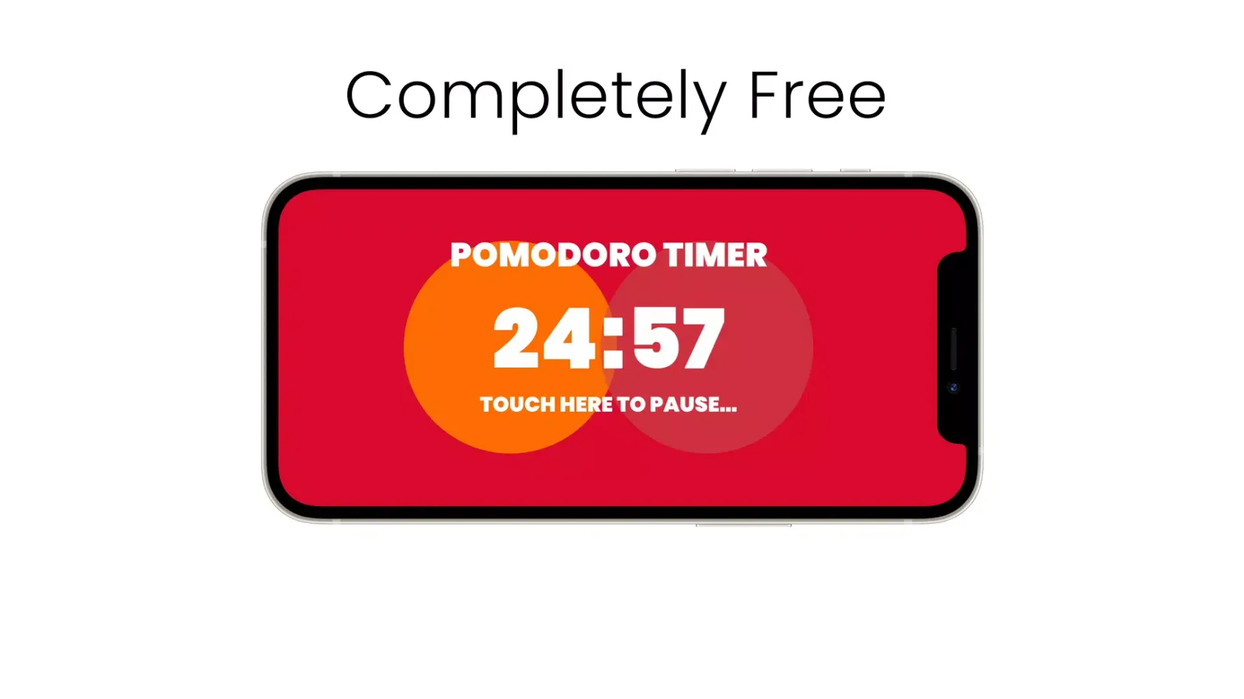 Capturas de tela do Pomodoro Timer