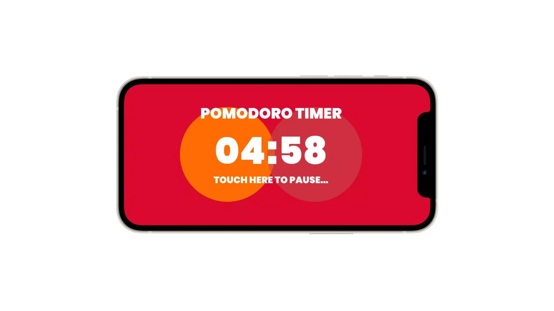Capturas de tela do Pomodoro Timer