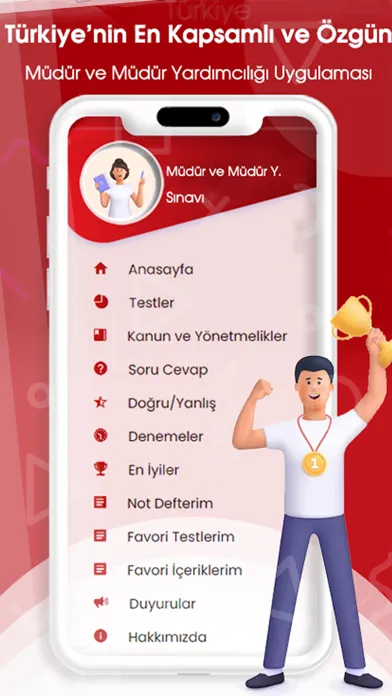 Ảnh chụp màn hình của EKYS Müdür ve Müdür Y. Sınavı