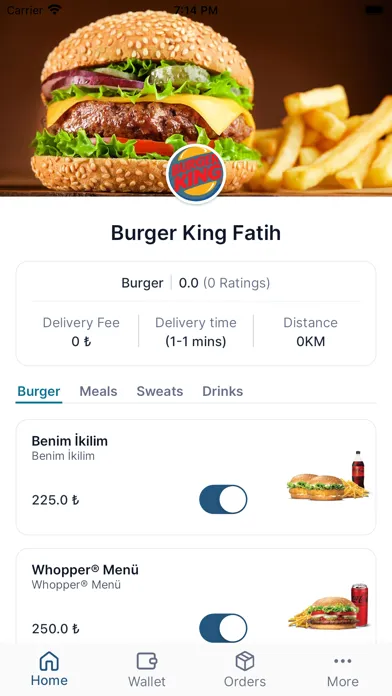 Zrzuty ekranu Speed Merchant: Food & Grocery