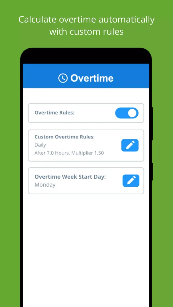 Zrzuty ekranu SINC: Employee Time Clock
