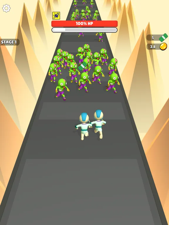 Tangkapan layar Battle Heroes Run iPad 