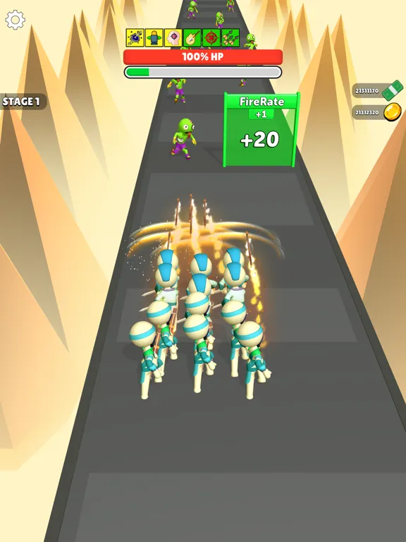 Tangkapan layar Battle Heroes Run iPad 