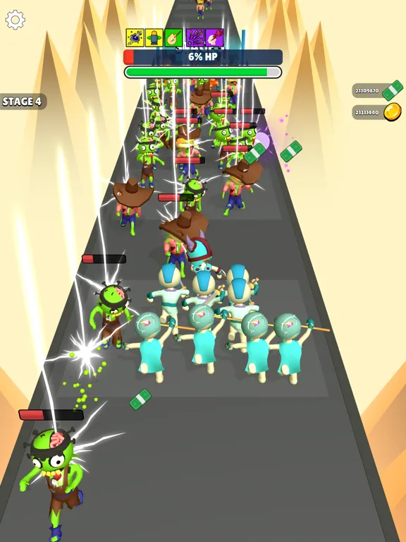 Tangkapan layar Battle Heroes Run iPad 