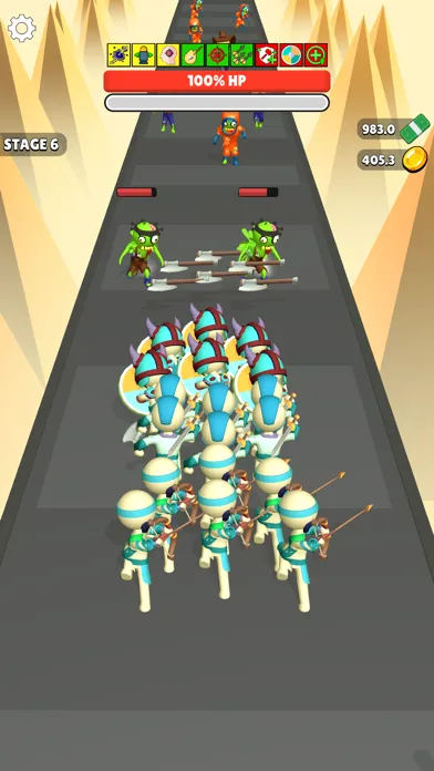 Tangkapan layar Battle Heroes Run