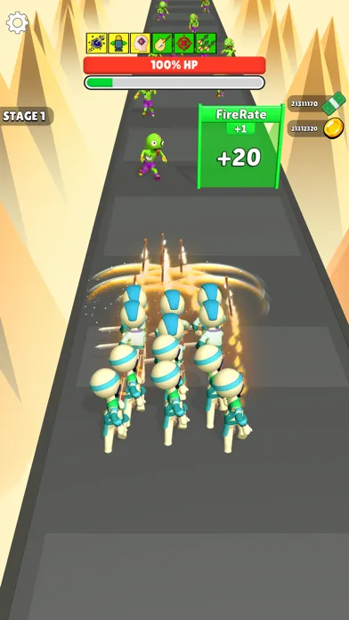 Tangkapan layar Battle Heroes Run