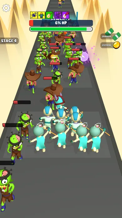 Tangkapan layar Battle Heroes Run