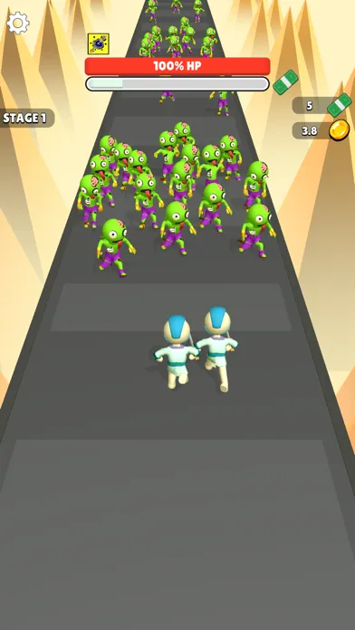 Tangkapan layar Battle Heroes Run