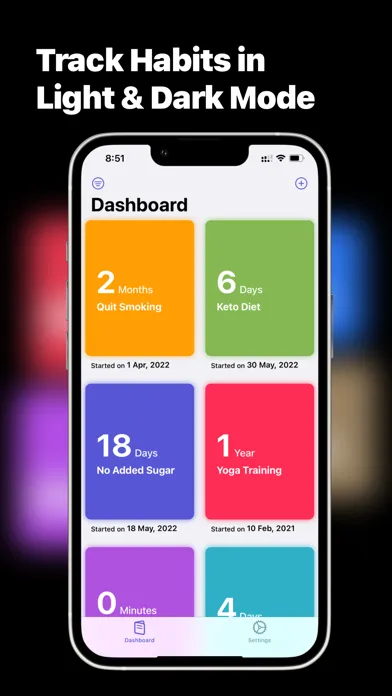 Daily Habit Tracker - Since应用截图