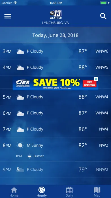 Screenshot di ABC13 Weather