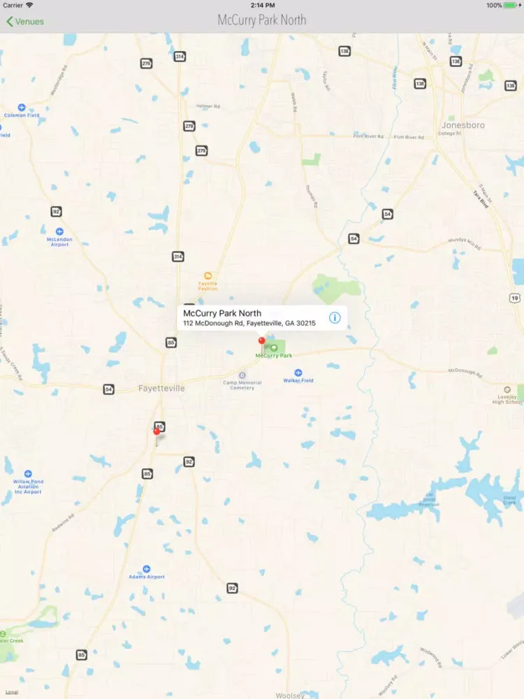 Atlanta Cup iPad 应用截图