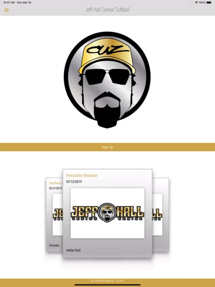 Jeff Hall Senior Softball iPad  स्क्रीनशॉट
