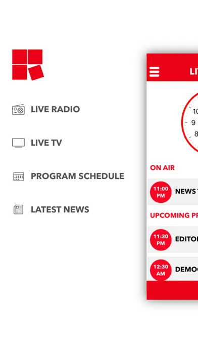 Reporter Radio Screenshots