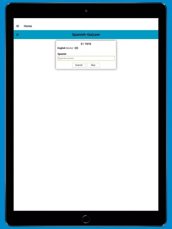 Spanish Quizz iPad  Screenshots
