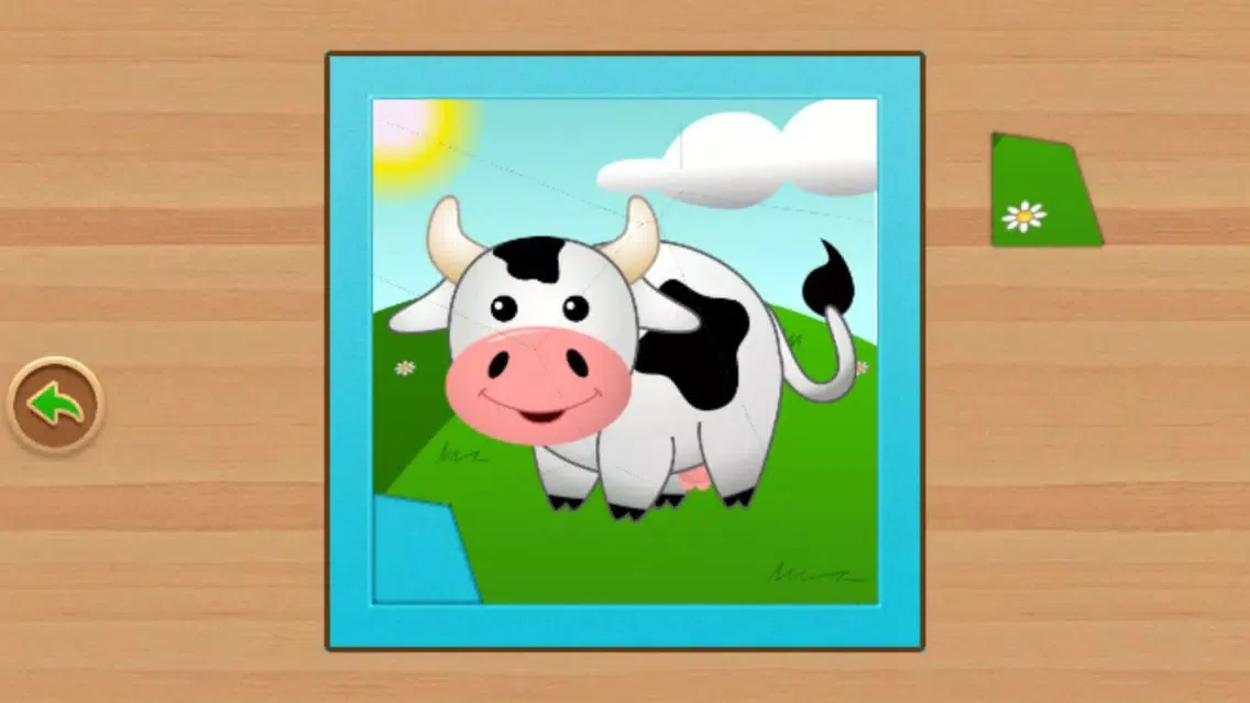 Zrzuty ekranu Animal Puzzle To Learn English