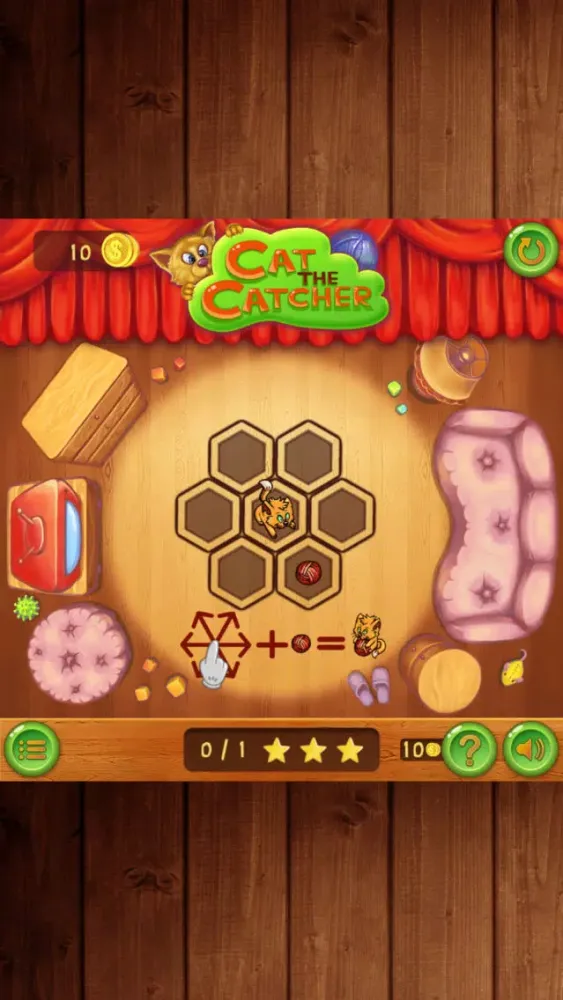 Capturas de tela do Cat Catch Wool Ball