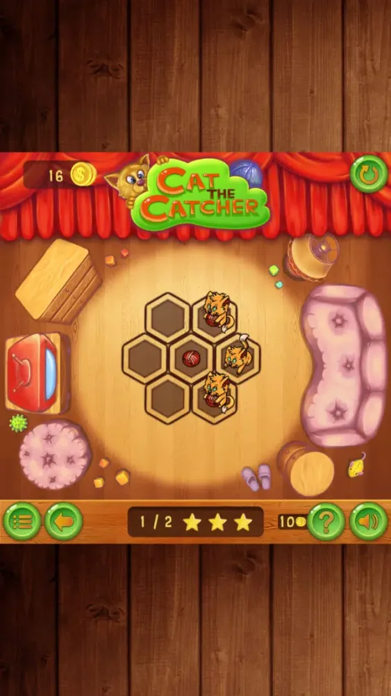 Capturas de tela do Cat Catch Wool Ball
