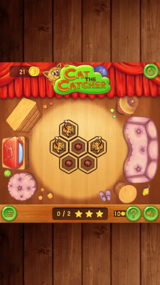 Capturas de tela do Cat Catch Wool Ball