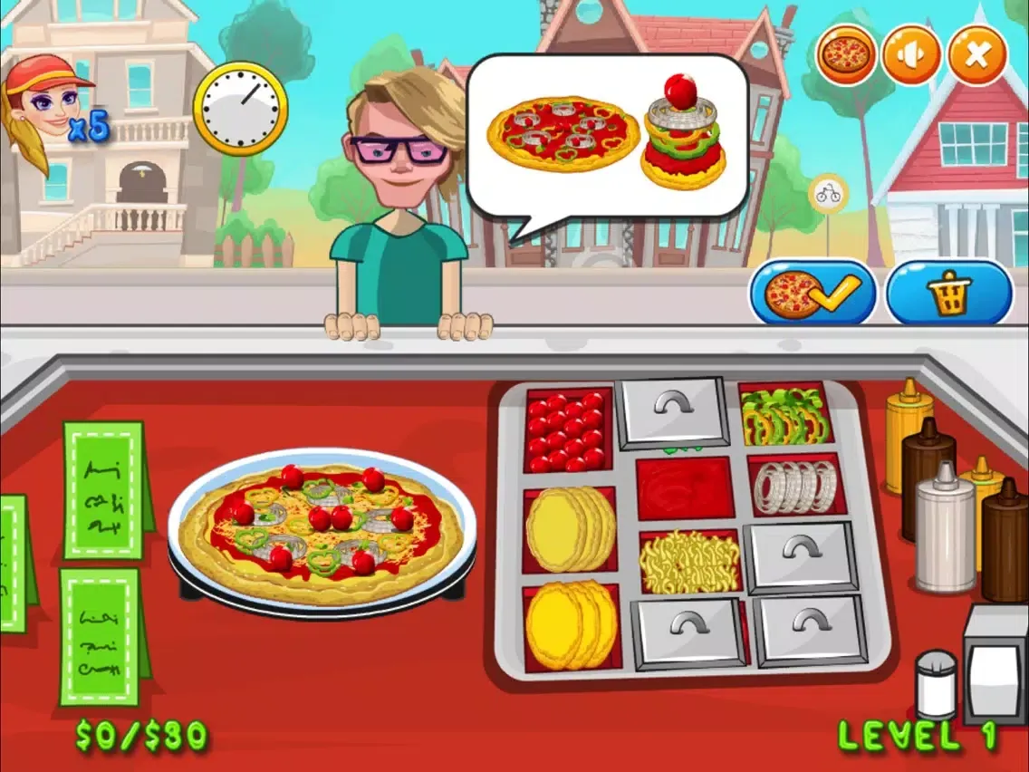 Pizza Shop Game iPad  স্ক্রিনশট