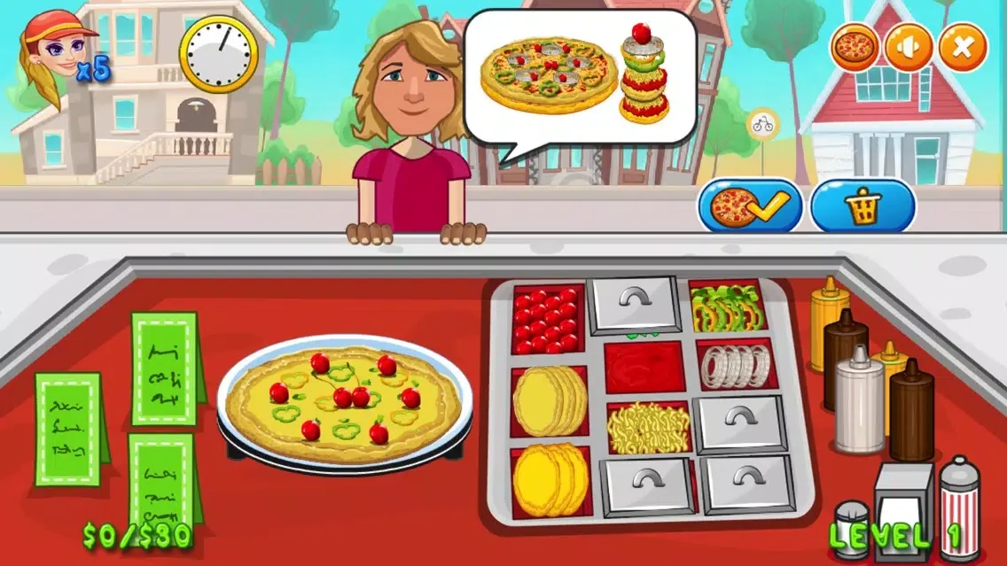 Pizza Shop Game স্ক্রিনশট