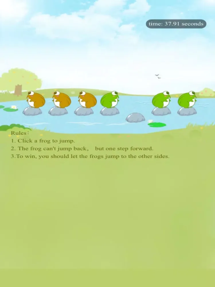 Capturas de pantalla de Frogger Pass River iPad 